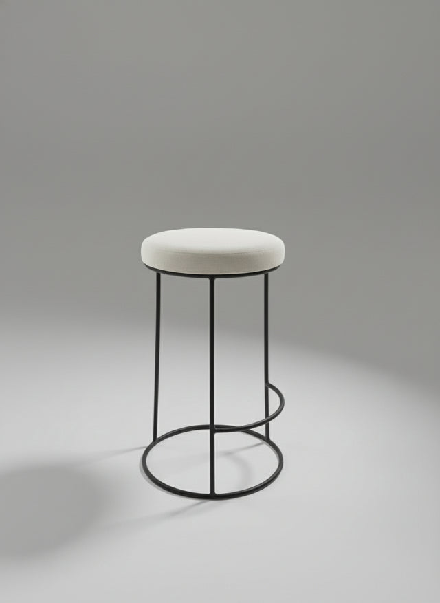 Butaco de barra negro