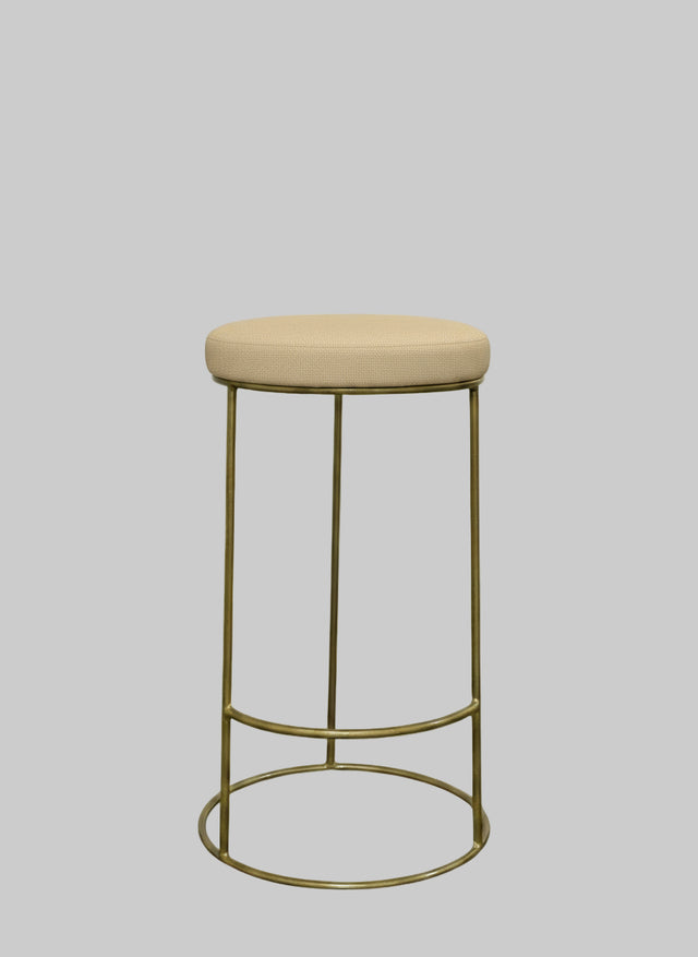 Butaco de barra dorado