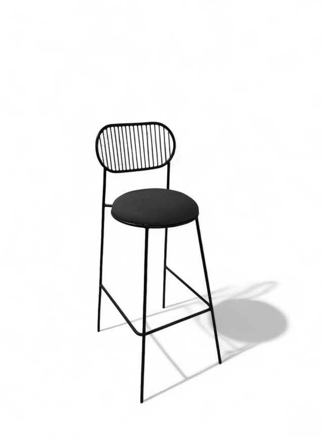 Silla de barra kuro tapizada