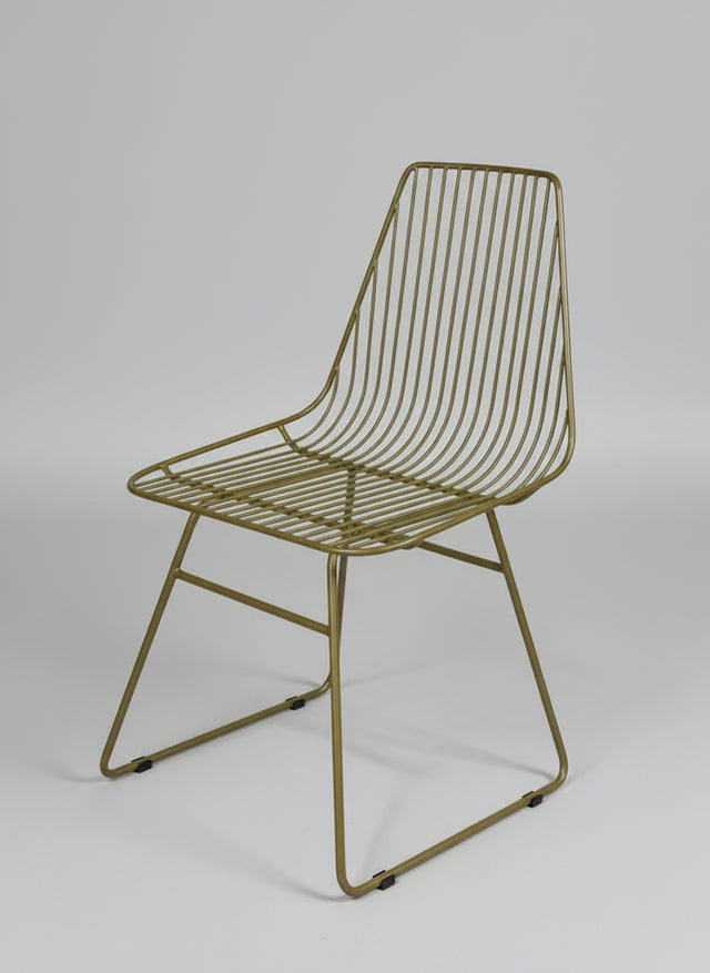 Silla de comedor provenza dorada