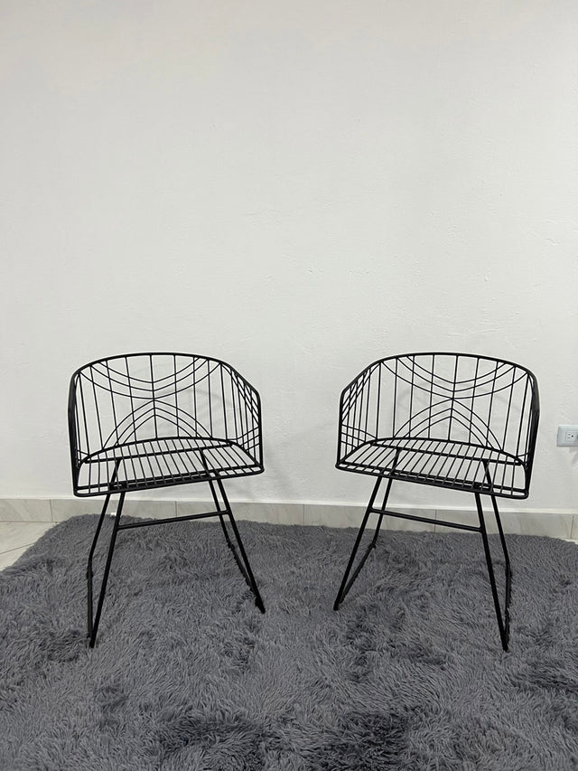 Silla de comedor asis negra
