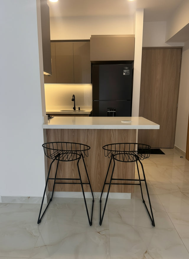 Silla de barra concha negra